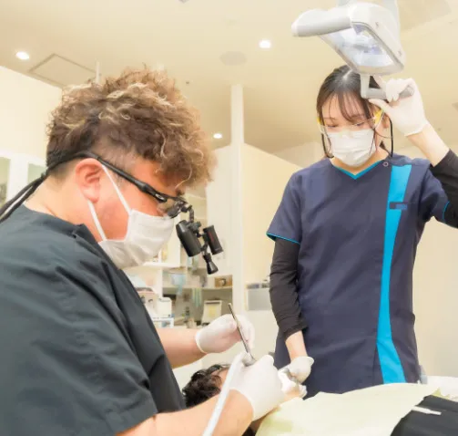 歯科口腔外科の専門医も在籍